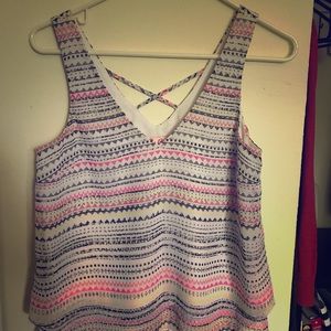 Crisscross backed Tank top